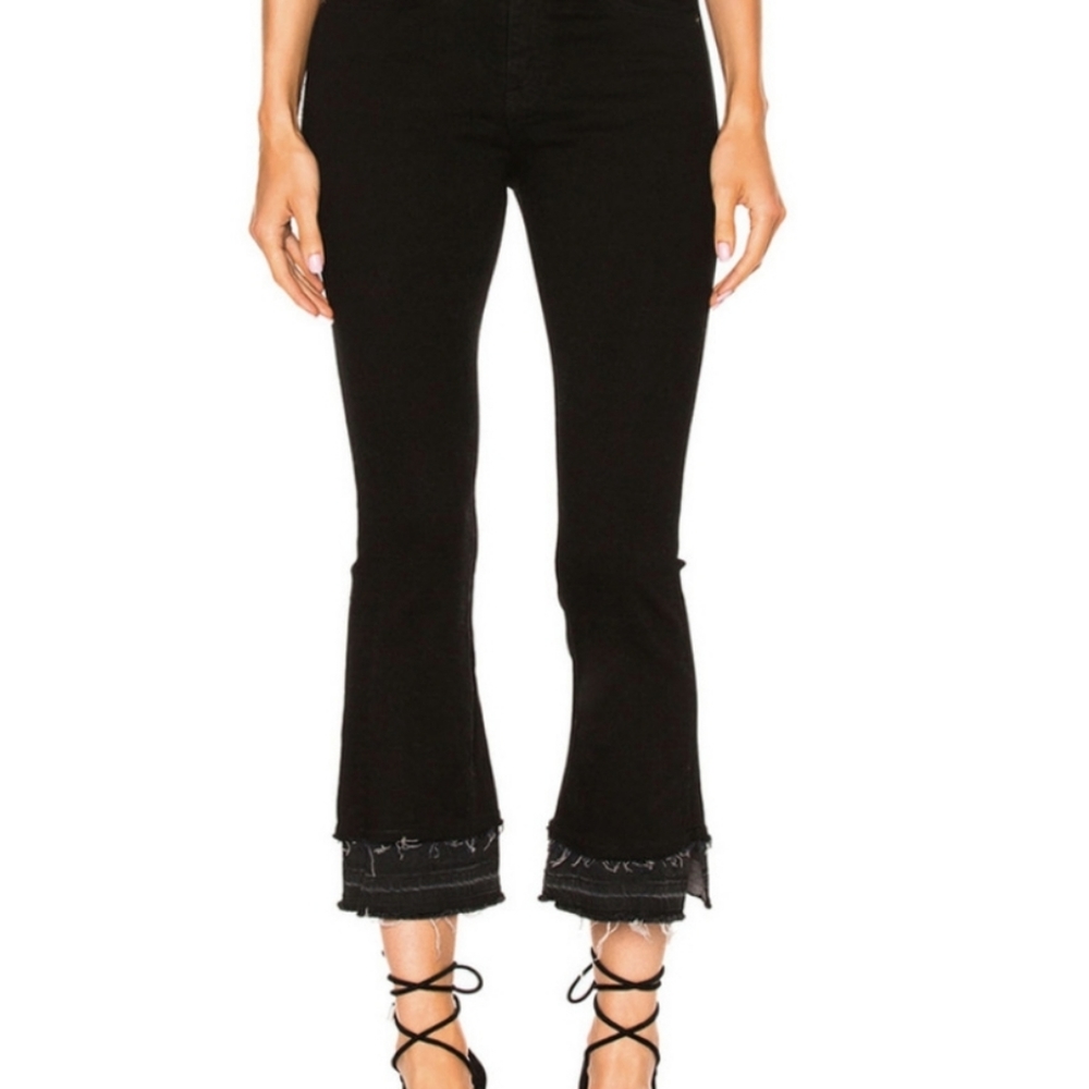 rag & bone Black Ankle Cropped Jeans